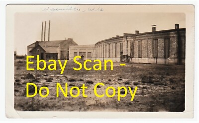 RAR Orig Unikat Foto - C&NW RR Anlage 1920er Wyeville WI Wisconsin Railroad 