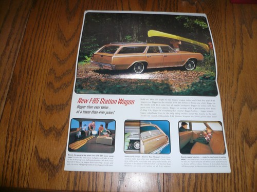 Folleto de ventas de furgonetas Oldsmobile 1964 - vintage - Imagen 3 de 5