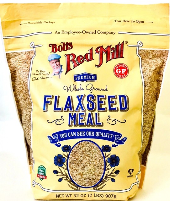 1 Bag Bob's Red Mill 32 Oz Premium Whole Ground Gluten Free Flaxseed Meal eBay