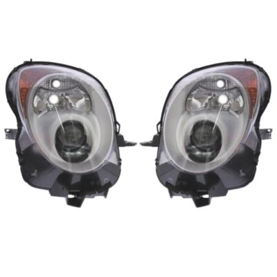 DEPO COPPIA FARI ALFA ROMEO MITO FANALI PROIETTORI DX SX ANTERIORI PARABOLA NERA