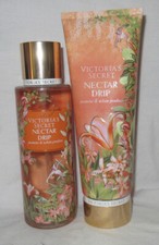 Victoria's Secret Fragrance Mist  Lotion Set Lot of 2 NECTAR DRIP