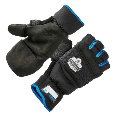 Ergodyne Thermo-Handschuh Proflex 816, 2in1 Fäustling & Halbfinger, Größe L (9)