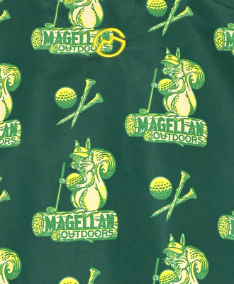 Magellan Outdoors Shirt Mens Medium/Large Botanical Garden Golf Squirrel Irish