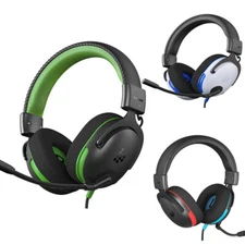 Tronsmart Wired Gaming Headphones Adjustable Earpads Crystal Clear Communication