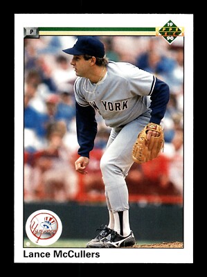 LANCE MCCULLERS   1990 Upper Deck Baseball #615 NY Yankees