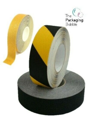 Antirutschband Warnboden hoher Grip selbstklebend schwarz Rolle Gefahr Treppe