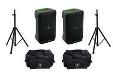 2 Mackie Thump Go 200 Watt 8" 2-way Battery-powered Portable Loudspeaker & Thump