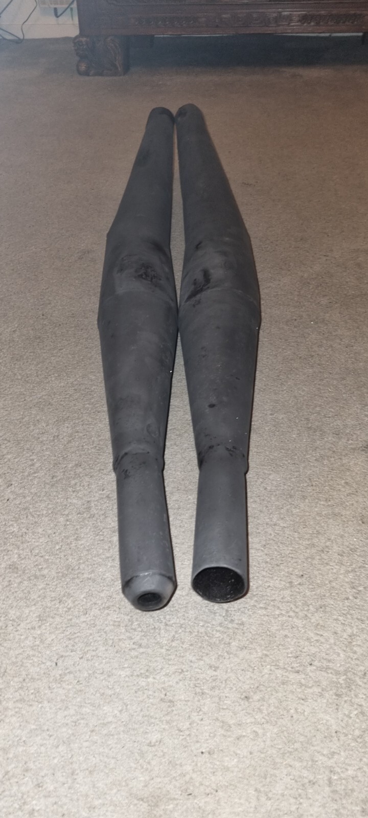 Pair of RACING 2 STROKE EXHAUST EXPANSION CHAMBER MUFFLER RD200 X7