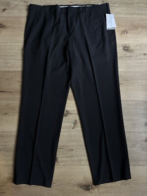 Perry Ellis Portfolio Modern Fit Suit Dress Pants Charcoal Grey Check 40 x  32 | eBay