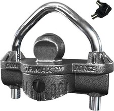 Trimax - Umax 50d - Trailer Lock For Hitch Dual Purpose Transforms To U Lock