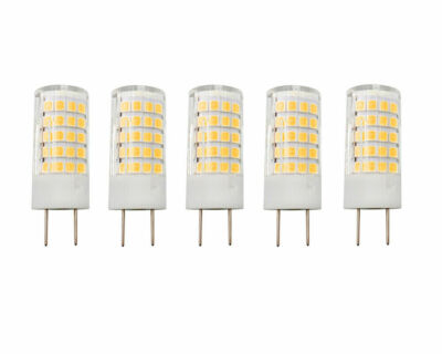 5x G8 G8.5 T5 LED Light Bulb 64-2835SMD 5W Warm White 110V Ceramics Light Lamp H