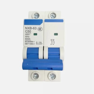 For Chint NXB-63 2P 50A Series Leakage Protector C-Type Circuit Breaker