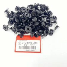 OEM 50x 91512-SX0-003 Fender Liner Retainer Fastener Clips For Honda