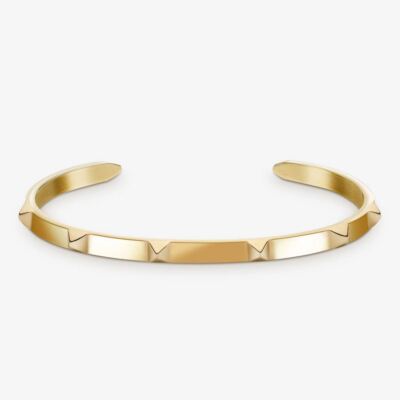MILLNER Lambeth Damen Armreif Armspange Armband Edelstahl Gold 16 cm Bracelet