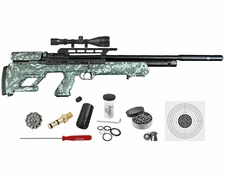 Hatsan BullBoss Limited Edition .25 Cal PCP DG Air Rifle w/Targets&Pellets&Scope