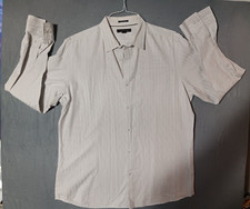 Marc Anthony Long Sleeve Slim Fit Marble Dress Shirt xl 165