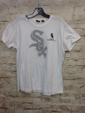 G Gear For Sports White Sox Front Graphic Short Sleeve T-Shirt Men Size Large*