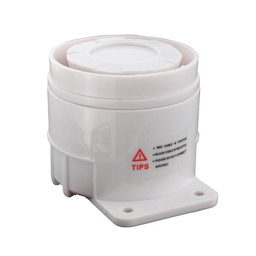 SIRENA FILARE POTENTE 120DB INTERNO ESTERNO 12V DC ALLARME ANTIFURTO PICCOLA - Imagen 2 de 4