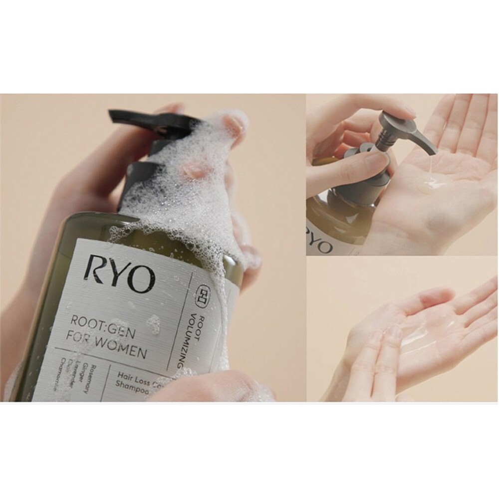 RYO Root Gen Hair Loss Care Shampoo Treatment Set 353ml Vegan KBeauty
