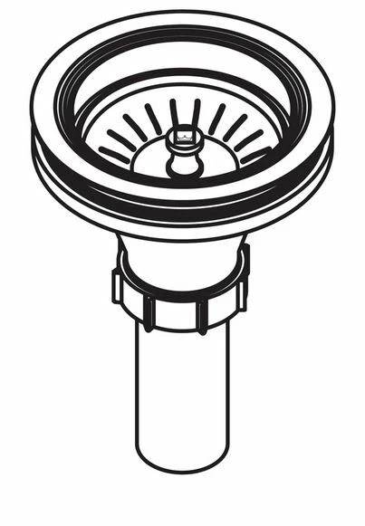 Kindred 1135 3,5" Strainer Assembly Kit For Stainless Steel Sink #1135 Foto 3 de 3