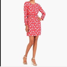 J. crew Factory Floral Dress Long Sleeves 2018 Holiday Edition Women’s Size 4