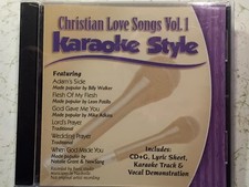 Daywind Christian Karaoke Style CD G Karaoke NEW Christian Love Songs Volume 1