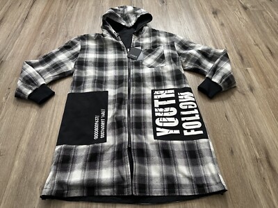 Youth Follow Styll Follow My Step Super Common Trench Plaid Reversible Jacket