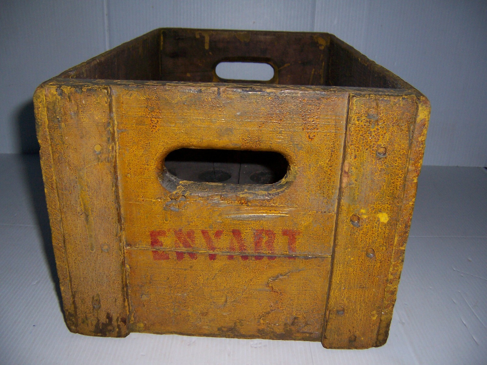 Vintage Coca Cola Hutchinson Hutch Bottle Wooden Crate Tote Carrier