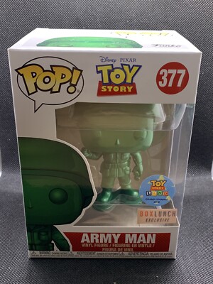 Box Lunch Funko Pop Army Man Green Army Man Funko Pop #377 Box