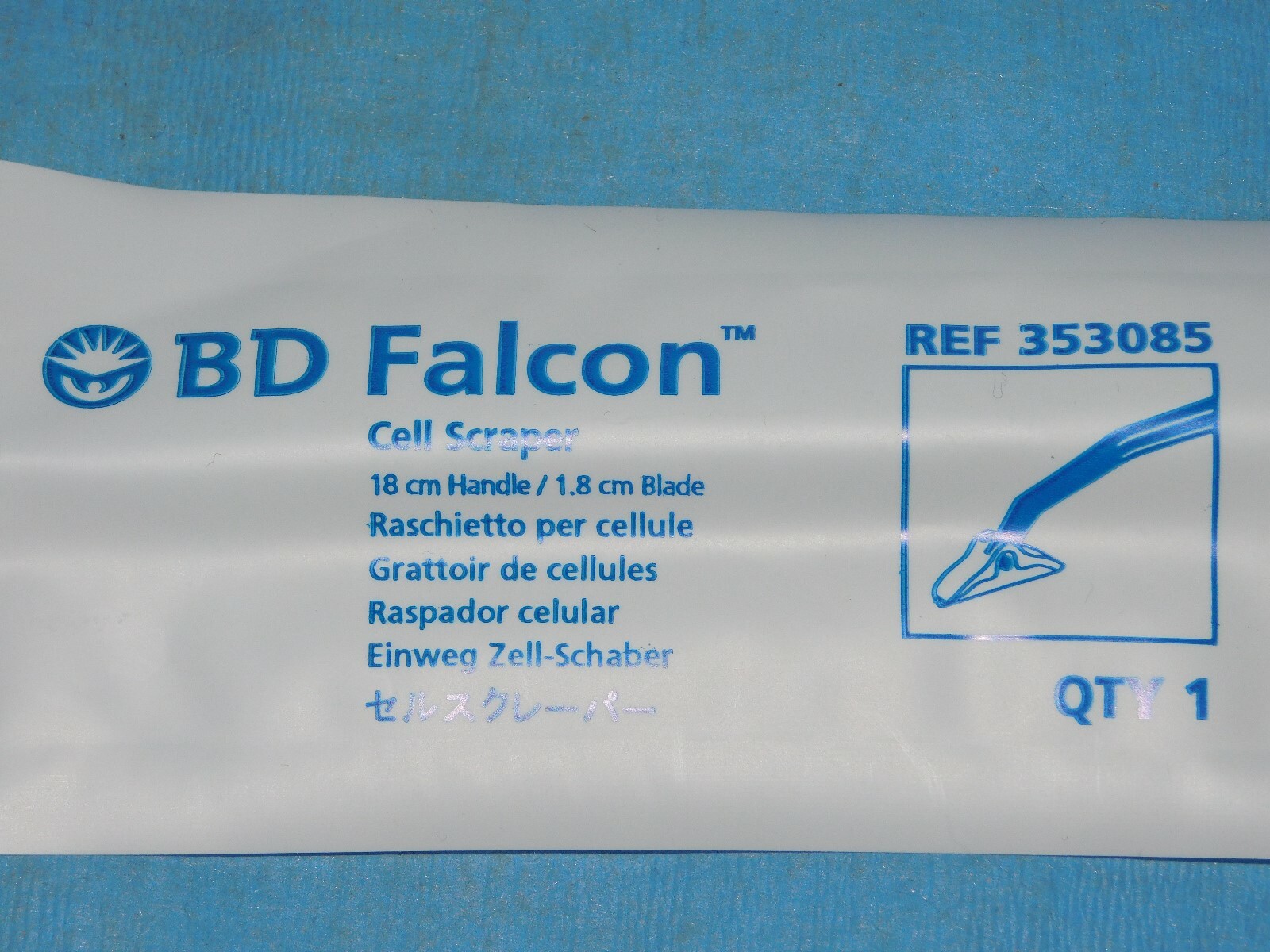 353085 CORNING BD FALCON Cell Scrapers, 18cm Handle, 1.8cm Blade, QTY