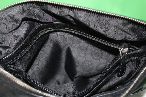 Michael Kors Black Leather Handbag With Dust Bag Cover - Picture 7 of 11
