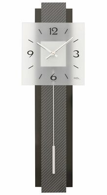 AMS -Aversa- 7313 Moderne Wanduhr mit Quartzwerk, batteriebetrieben