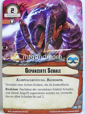 Warhammer 40000 Conquest LCG - 1x #128 Gepanzerte Schale - Der entfesselte Warp