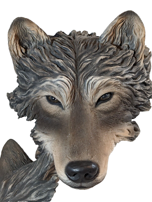 Out Of The North Wolf Sculpture Signed Stephen Herrero Limited Ed