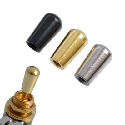 100Pcs Internal thread 3.5mm Electric Guitar Toggle Switches Tip Cap Buttons