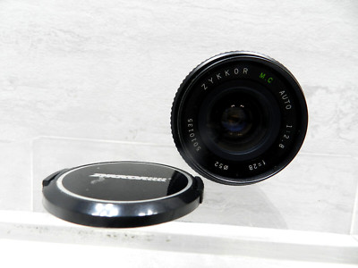 ZYKKOR MC Auto 1:2.8 f=28mm Lens w/ both Caps for Minolta MC | eBay