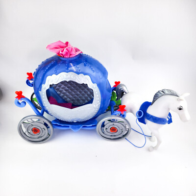 Disney Princess Cinderella Transforming Pumpkin Carriage with Horse 2011 Works