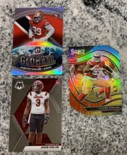 2020 Select Javon Kinlaw /25 Tye-Dye Prizm Die-Cut, Silver Optic, Mosaic Rookie