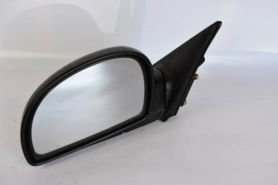 02-04 Hyundai Accent oem LEFT Side View POWER w/ HEAT Mirror Black Textured - Image 2 of 3
