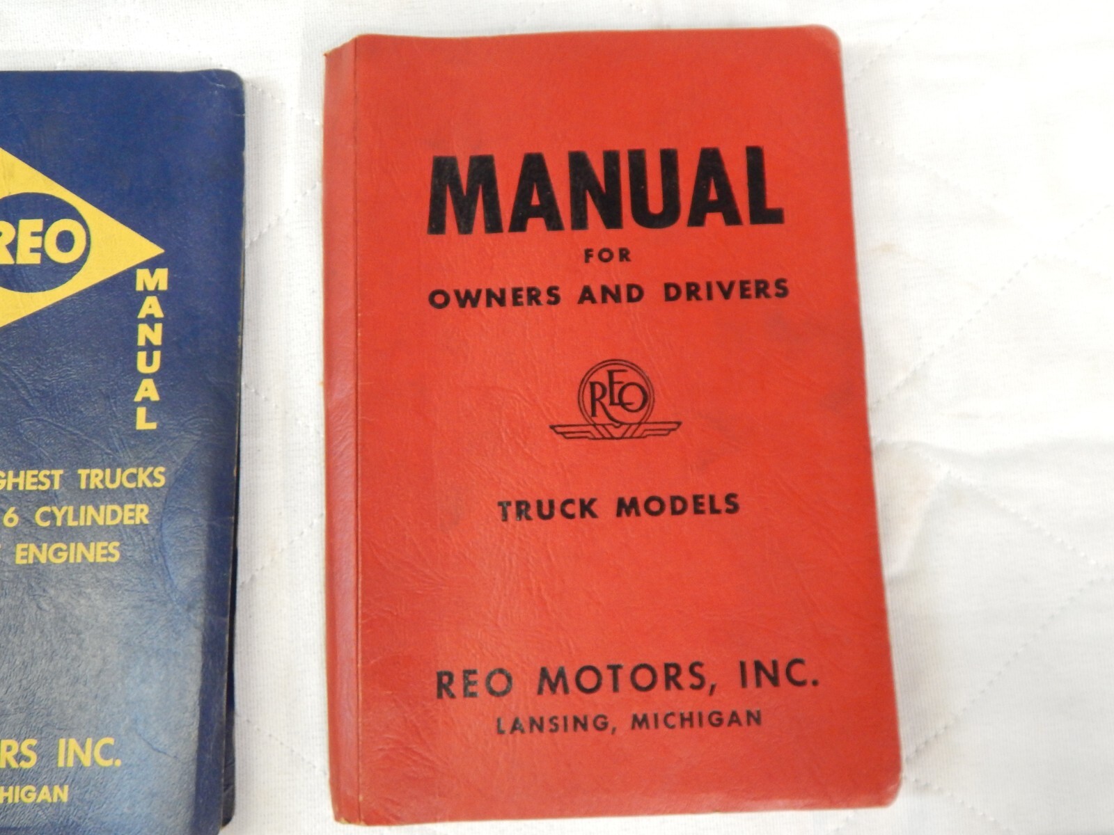 REO Truck Operators Manual and Manual for Owners and Drivers (REO