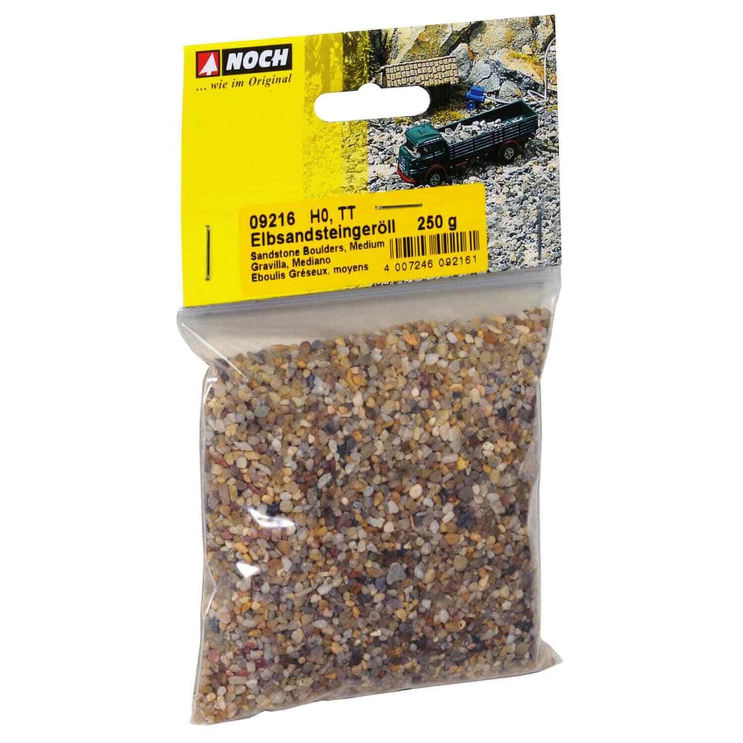 Noch 58452 Model Rock Pieces - Sandstone Texture, 6 Pcs, H0/TT/N Scale Scenery Kit For Model Trains & Dioramas - View #12