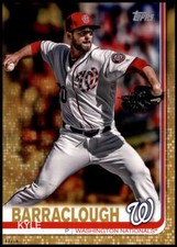 Kyle Barraclough 2019 Topps Update 5x7 Gold #US60 /10 Nationals