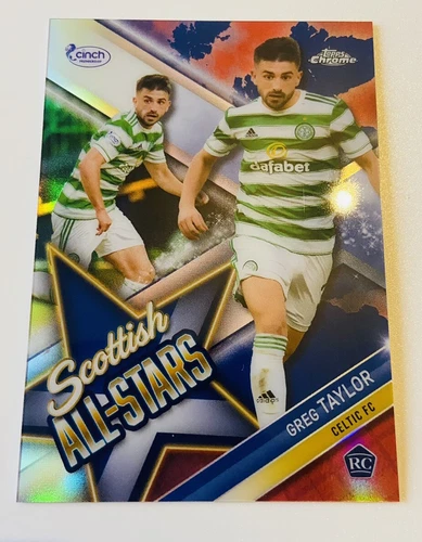 2021-22 Topps Chrome SPFL Greg Taylor All Stars Red /5 Celtic