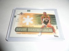 2003-04 Upper Deck MVP Materials Warmups Basketball Card #JFWU Joseph Forte