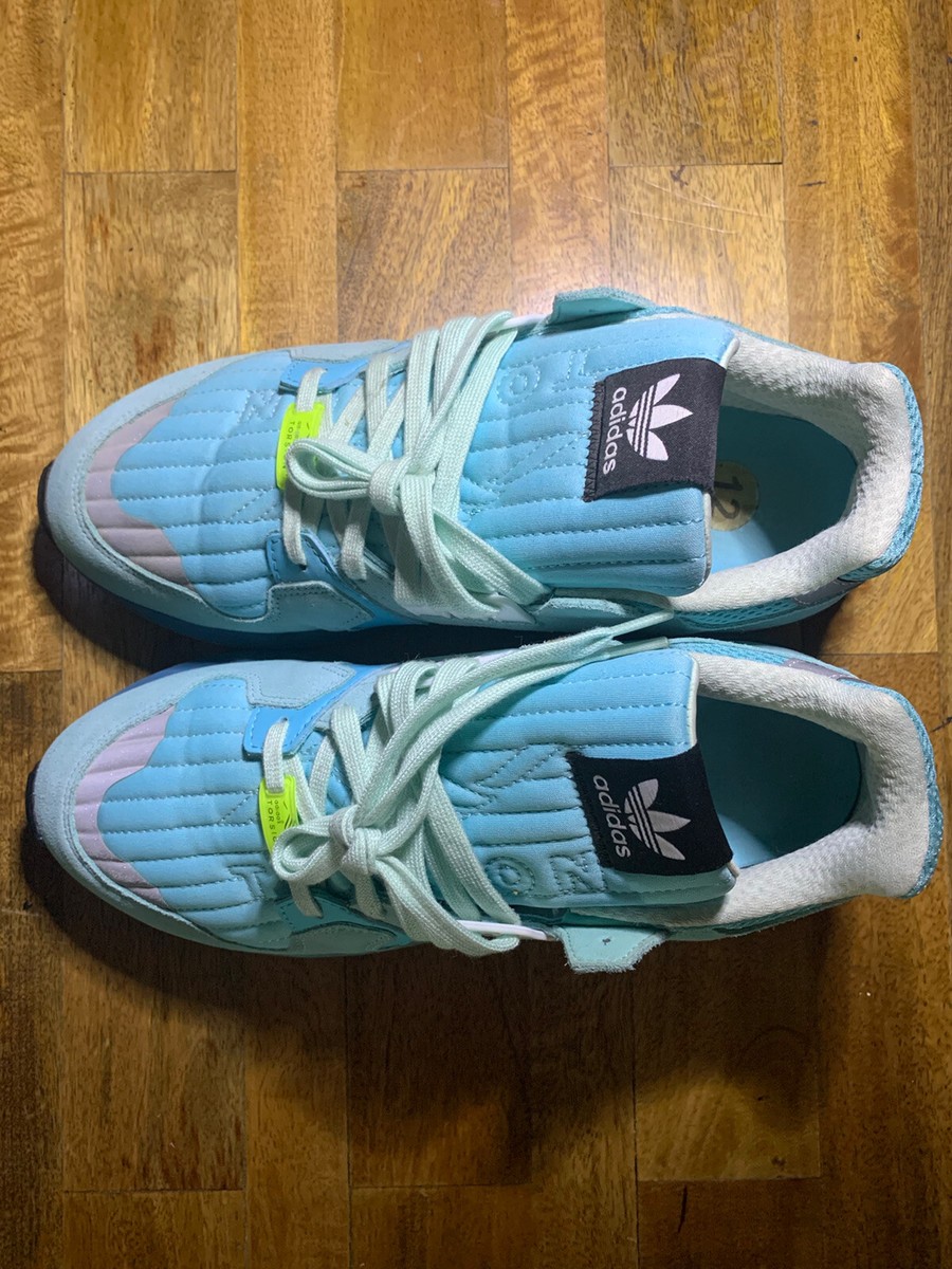 Mens 12 Adidas Originals ZX Torsion Aqua Blue Comfortable Mens 12 Adidas Originals ZX Torsion Aqua Blue Comfortable
