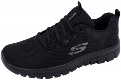 Skechers Damen Sneaker Graceful Schwarz Schuhe 12615 BBK