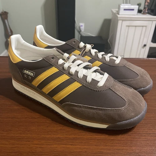 adidas Originals SL72 RS Casual Shoes Brown Yellow White JI2490 Pick Your Size