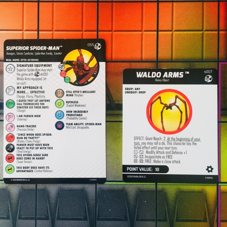 Heroclix Superior Spider-Man + Waldo Arms | 055 s007 | Venom Absolute Carnage SR - Image 4 of 4