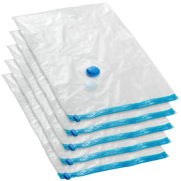 Vakuumbeutel Aufbewahrungsbeutel Kleidung 5Er Set Vakuum Staubsauger 40 X 60 Cm-image