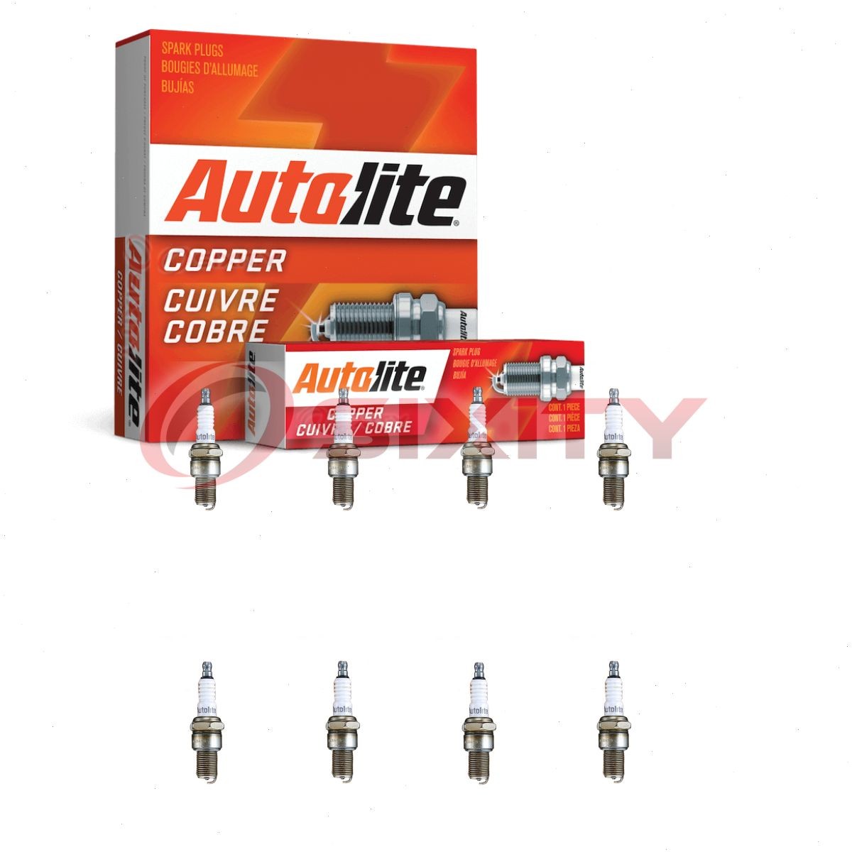 8 pc Autolite Copper Core 3924DP Spark Plugs for W145T30 5612241 Ignition kq